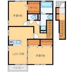 エクセラン（上諏訪町）の物件間取画像